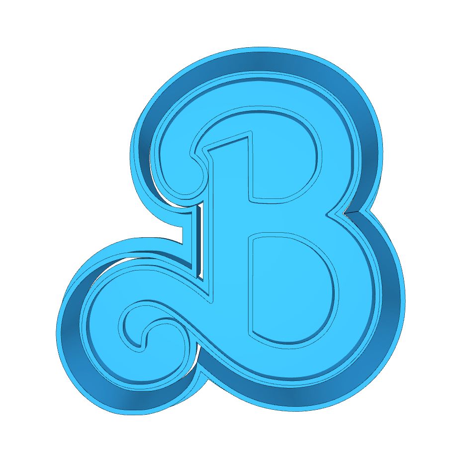 B DE BARBIE LOGO 2"