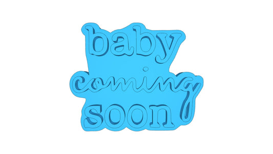 BABY COMING SOON 2" PONCHADOR