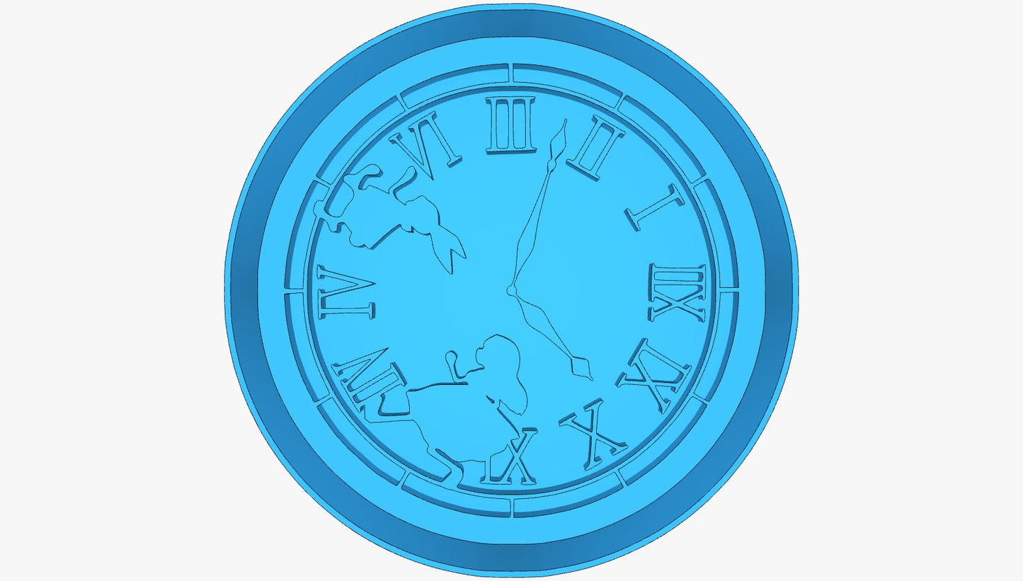Reloj DE ALICIA EN EL PAÍS DE LAS MARAVILLAS 3.5"
