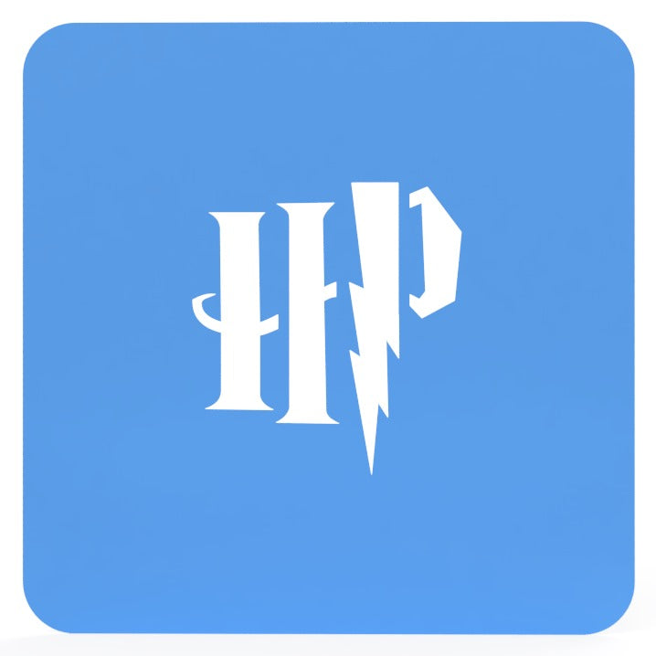 STENCIL HP LOGO HARRY POTTER 2.5"