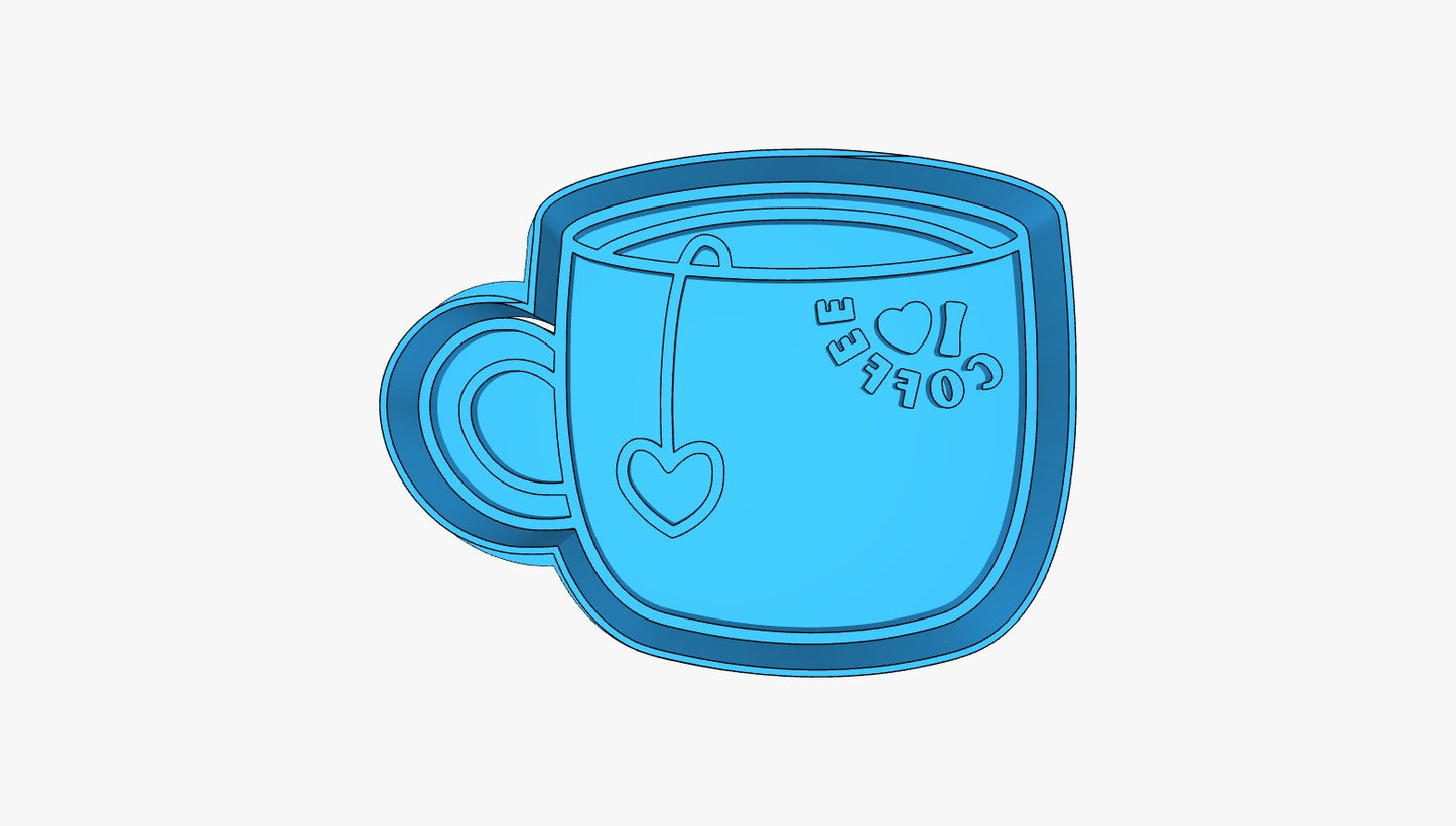 Taza I LOVE COFFEE 2.5"