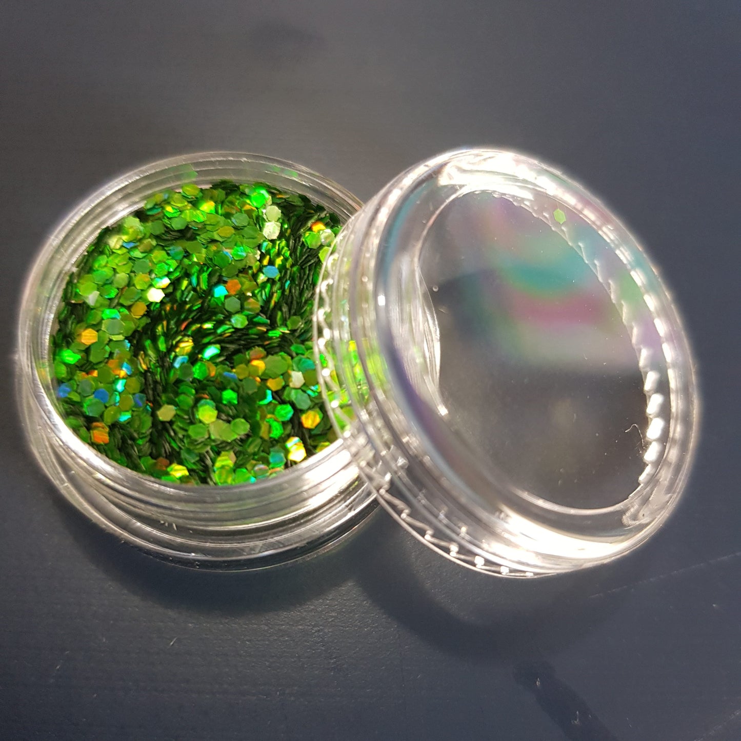 Glitter o escarcha holográfica- Verde