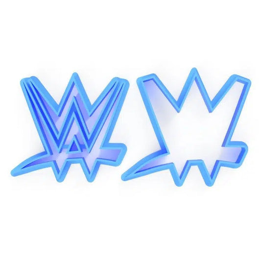 Cortador (molde) Logo WWE 2" - lucha libre