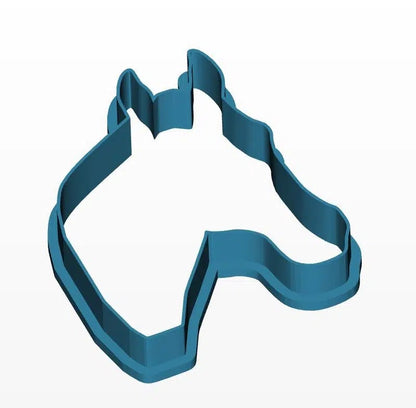 Cortador (molde) Cabeza de caballo 3" - horse head