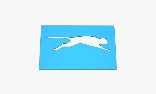 Stencil (molde) Logo Puma 2"