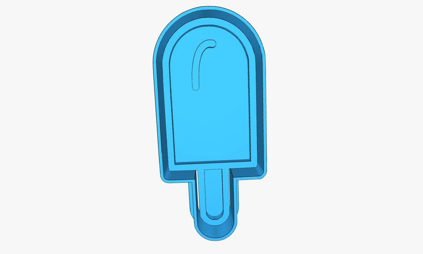 Cortador(molde) Paleta de helado 3" - candy bar - ice cream