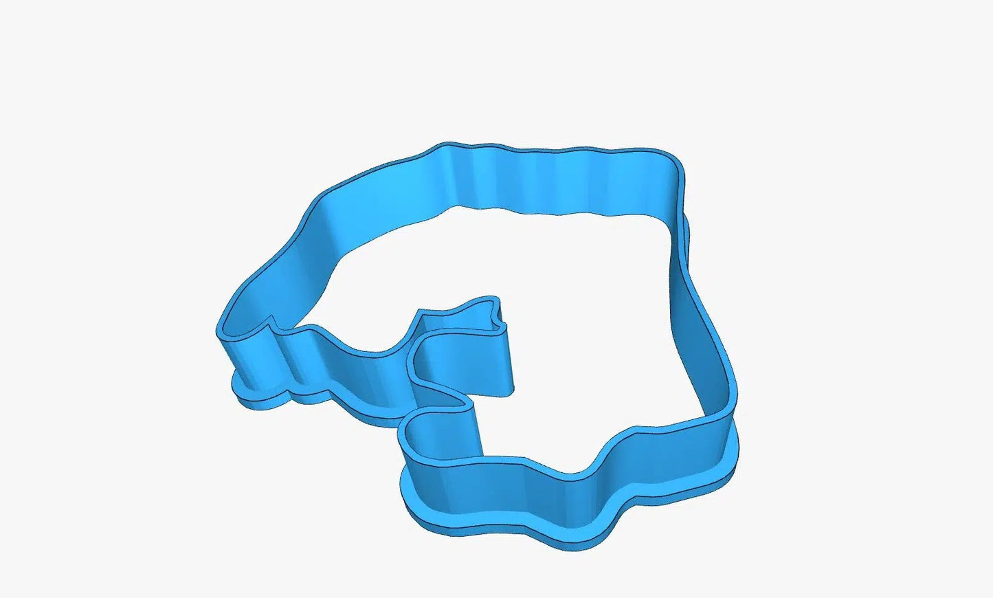 Cortador (molde) Mapa de Guánica 3" - Puerto Rico