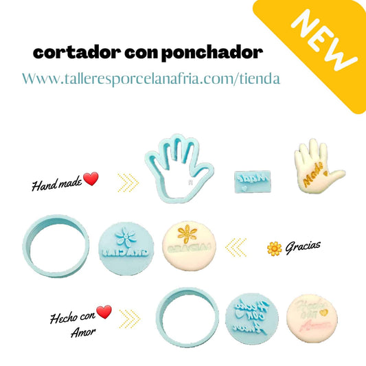 Cortador con ponchador (Set de 3)